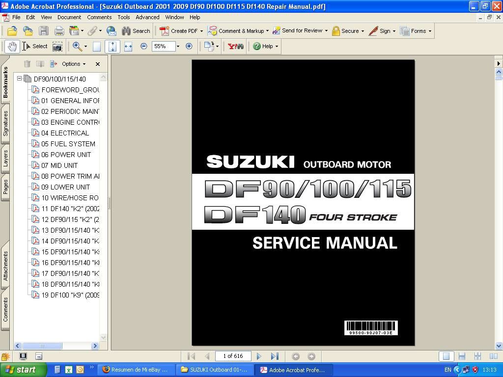 SUZUKI DF60 DF70 WORKSHOP SERVICE MANUAL OUTBOARD DF 60 DF 70 | eBay