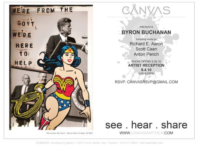 ART OPNING for BYRON BUCHANAN including work by RICHARD E. AARON, SCOTT CAAN, ANTON PERICH