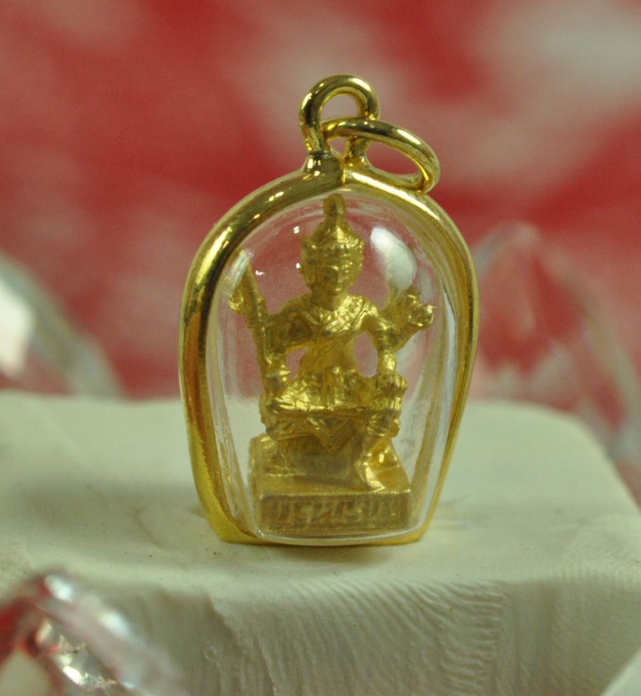 Details about   Wand Millionaire Brahma 4 Faces God LP Veera Talisman Magic Thai Buddha Amulet