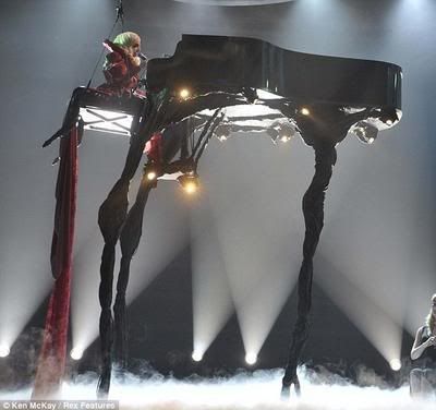 Lady Gaga Piano Image