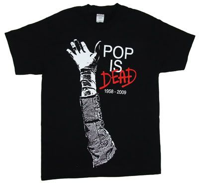 michael jackson pop is dead t-shirt