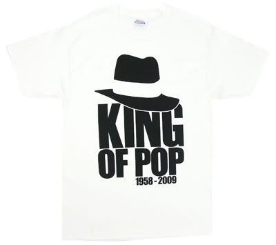 michael jackson king of pop t-shirt