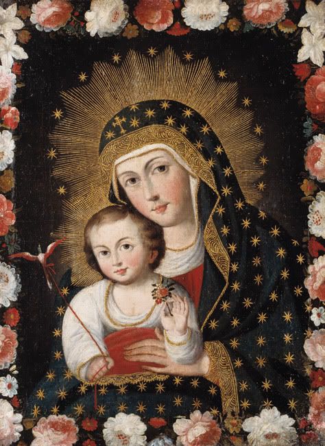 madonna and child photo: Madonna and Child with Bird, about 1765, Ignacio Chac&oacute;n. chacon_full.jpg