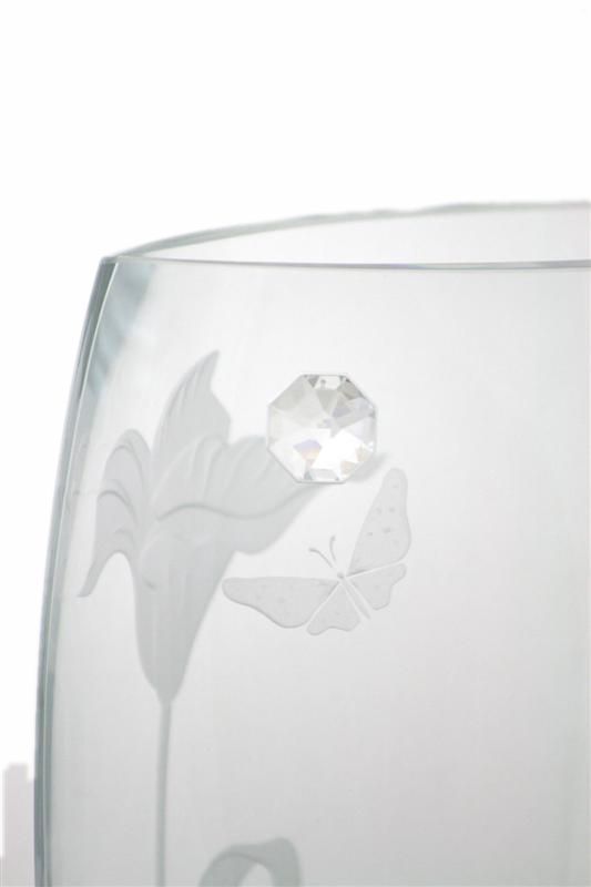 pomysla na prezent wazon krysztal diament swarovski retro vetage dekoracja