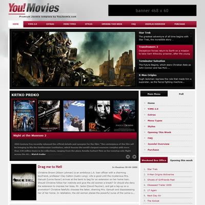 Youmovies - Joomla Movies Portal Youmovies - Joomla Movies Portal