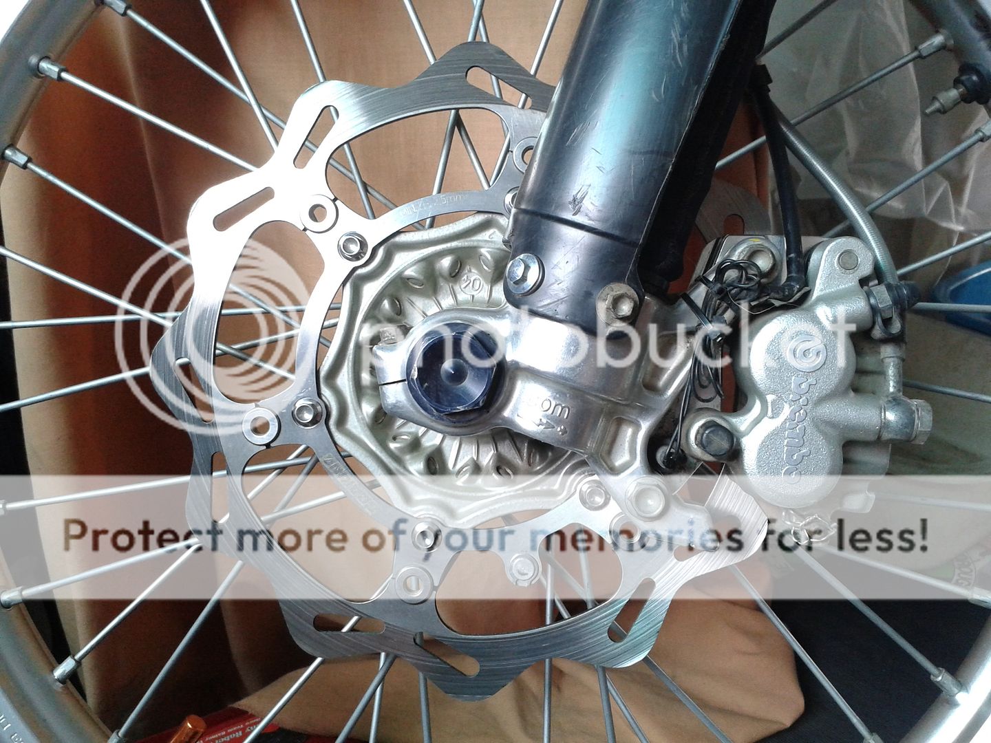 Floating brake disc movement Bike Chat Forums