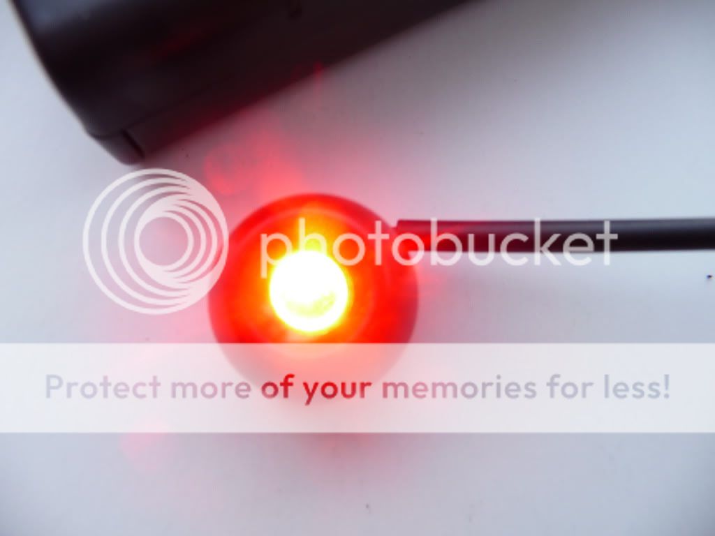 Fake Auto Car Alarm Flashing Red LED Light Warning DIY