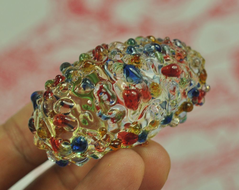 Rainbow Phaya Leklai Kaew King Glass metal charms Thai Amulet Lek lai Talisman
