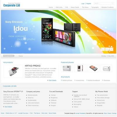 Joomla Template Gavick Corporate Joomla Template Gavick Corporate