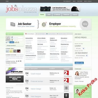 Joomla Template TemplatePlazza Jobs Plazza Joomla Template TemplatePlazza Jobs Plazza