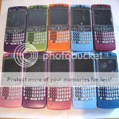 Lot of 10 Verizon or Page Plus Motorola Q Cell Phones Refurbished 