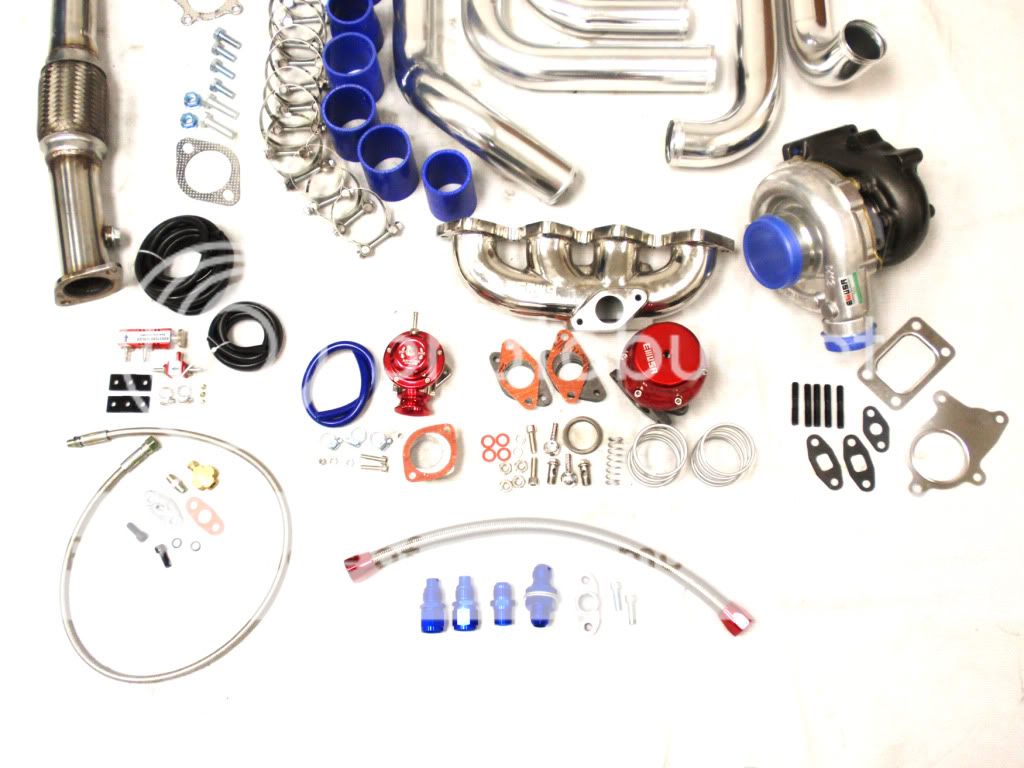 B-SERIES FULL TURBO KIT W/stainless 1 Piece Manifold $924.99 - Honda ...